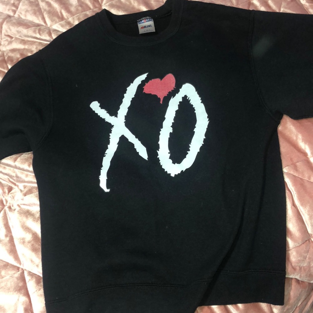 XO/ The Weeknd crew neck black